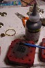 Blackening the silicone RTV mold to cast pewter